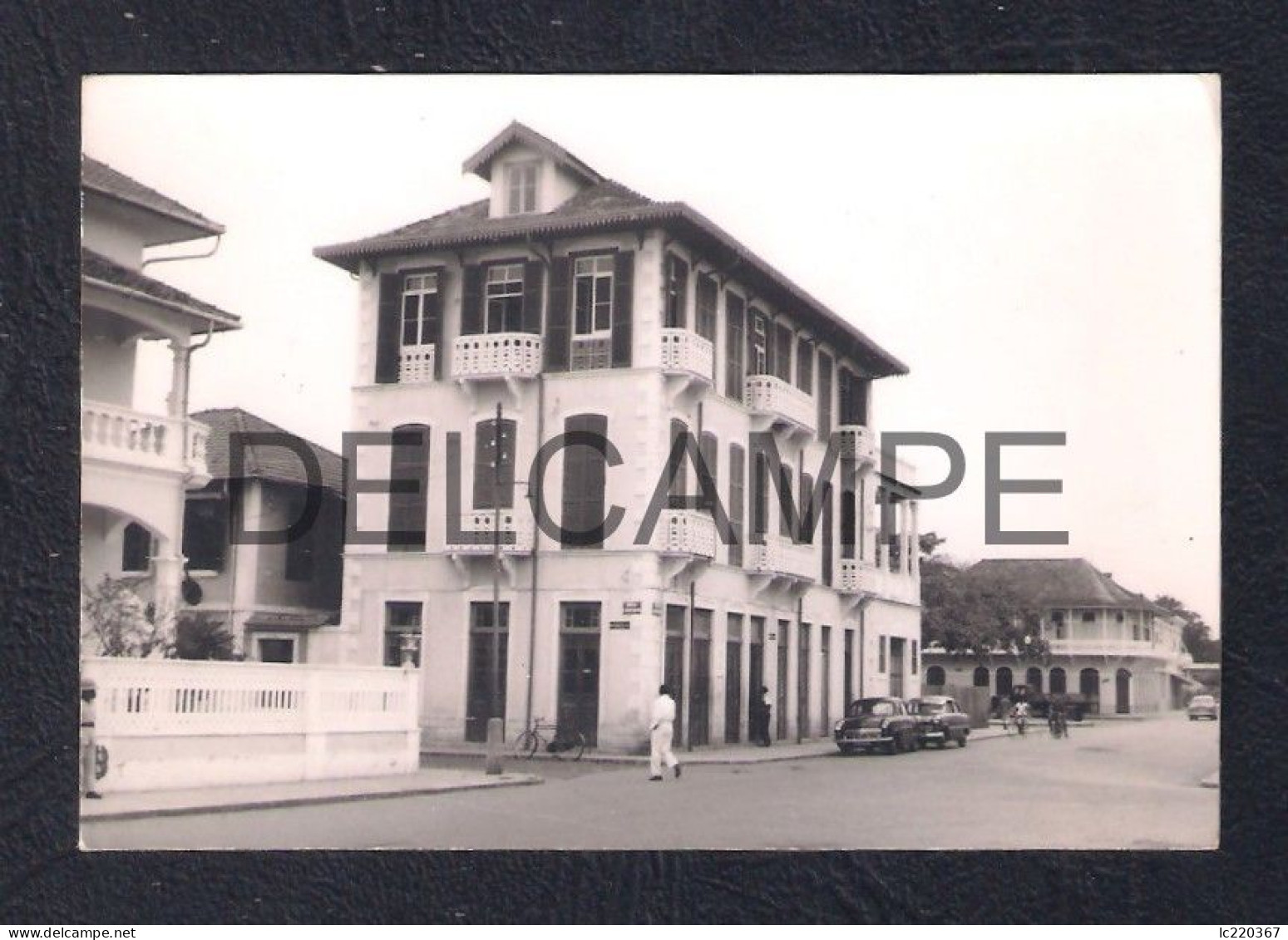 REAL PHOTO PORTUGAL S.TOMÉ E PRINCIPE VISTA DE UM EDIFICIO - 1959 (É UMA FOTO) - São Tomé Und Príncipe