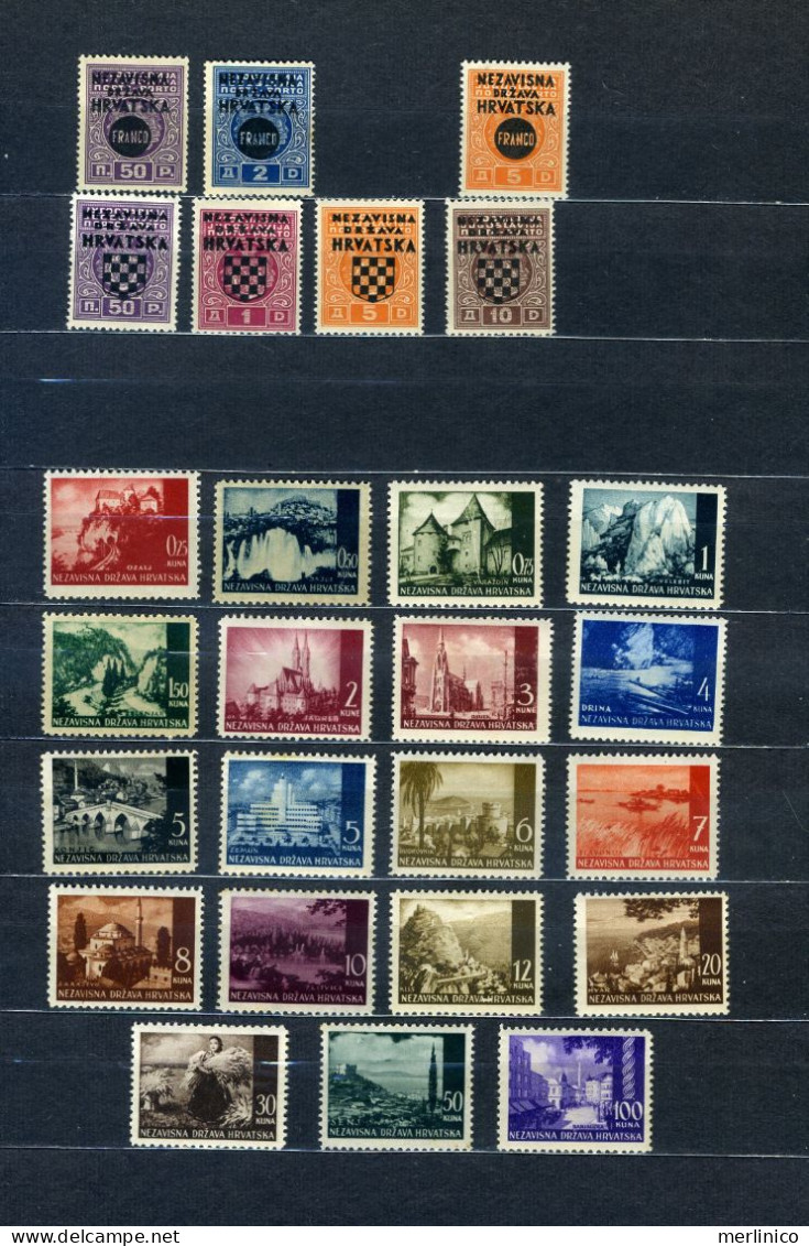 NDH, Croatia, Collection, 17 Pages - Kroatien