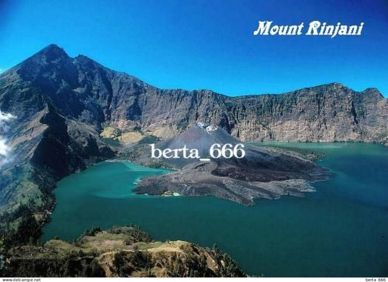 Indonesia Mount Rinjani Volcano New Postcard - Indonesië