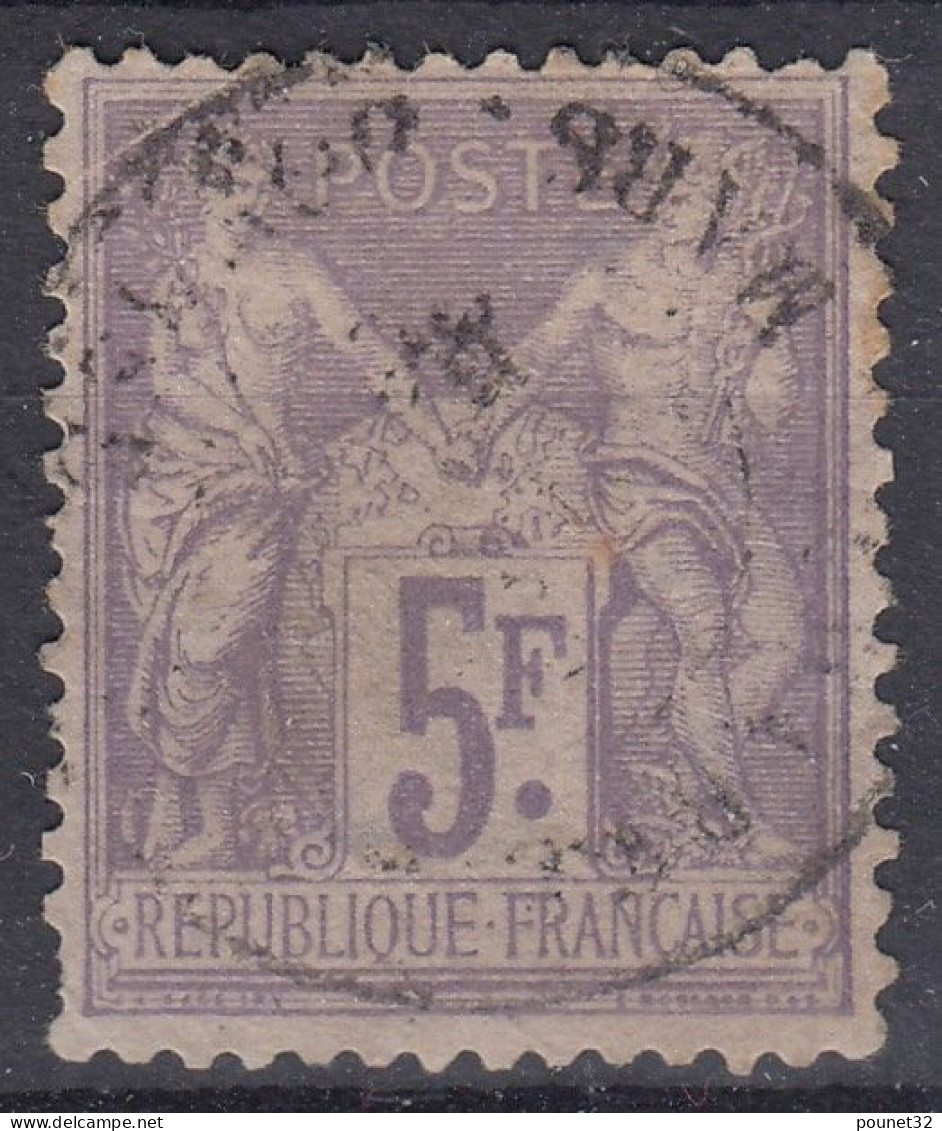 TIMBRE FRANCE SAGE 5F VIOLET SUR LILAS N° 95 OBLITERATION LEGERE - BON CENTRAGE - 1876-1878 Sage (Type I)