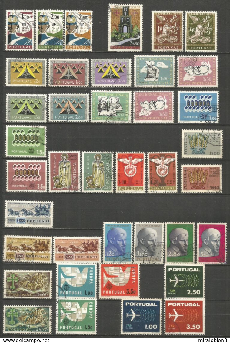 PORTUGAL COLECCION DE SELLOS USADOS DE LOS AÑOS 1930-1979