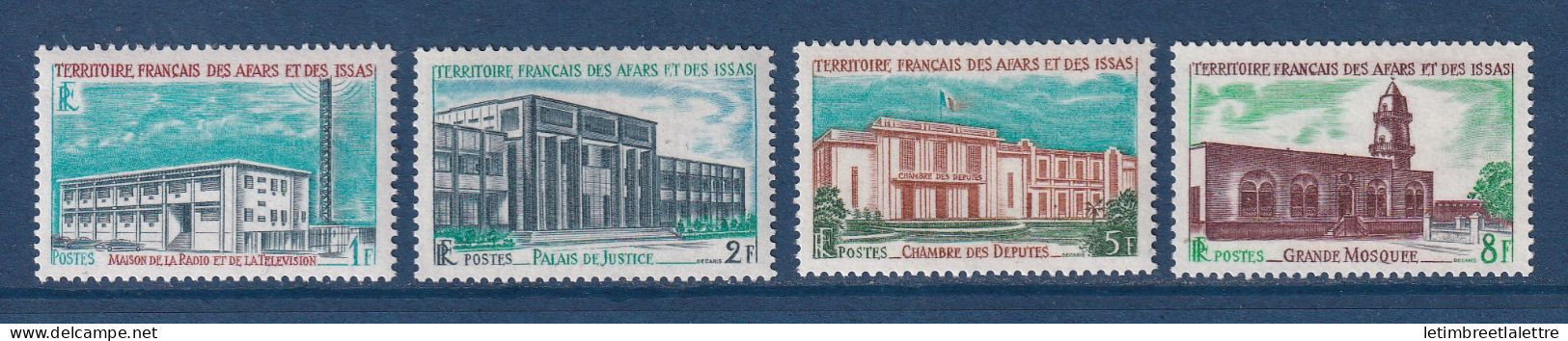 Afars Et Issas - YT N° 343 à 346 ** - Neuf Sans Charnière - 1969 - Neufs