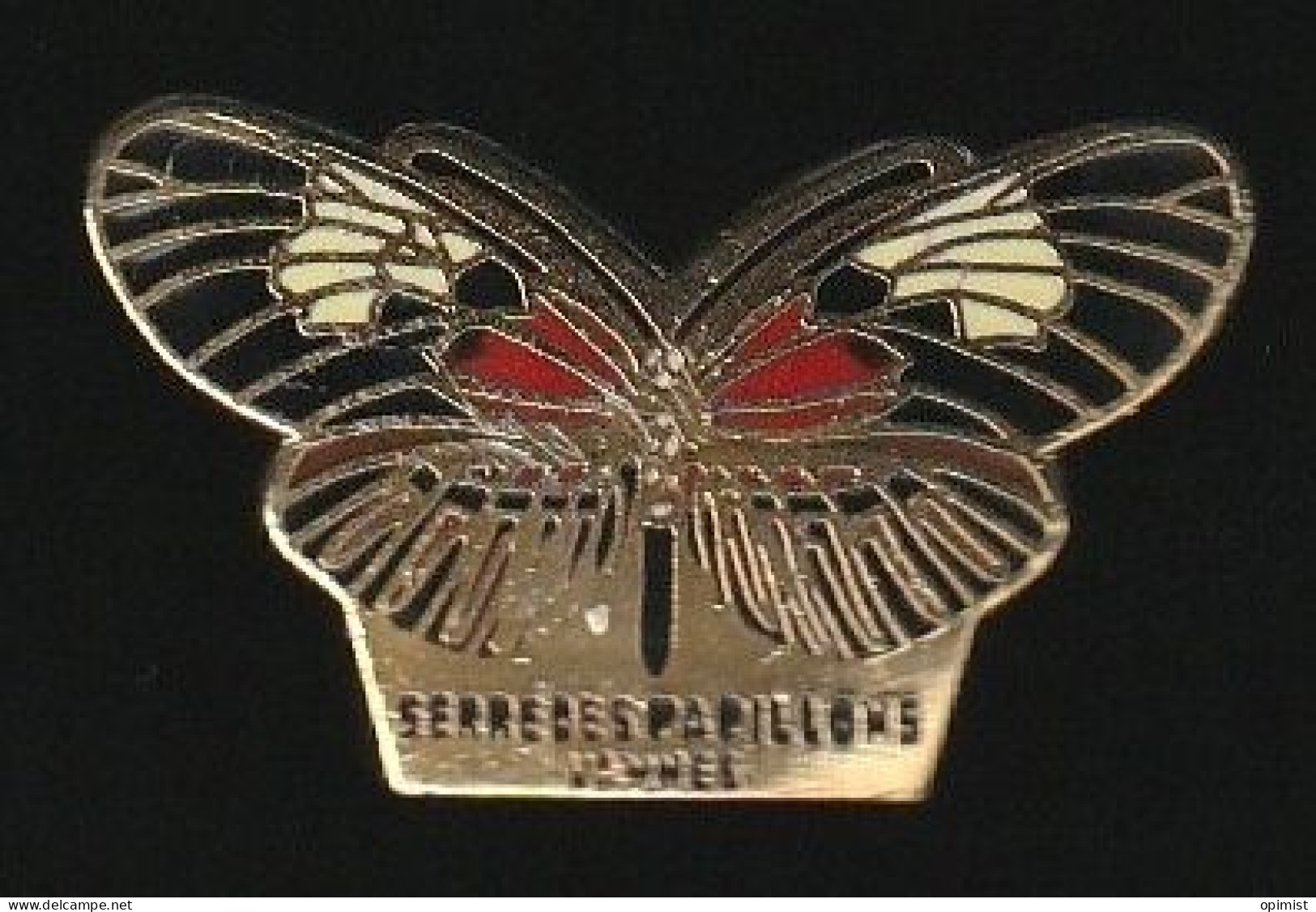 77600-Pin's- Le Jardin Aux Papillons De Vannes - Animaux