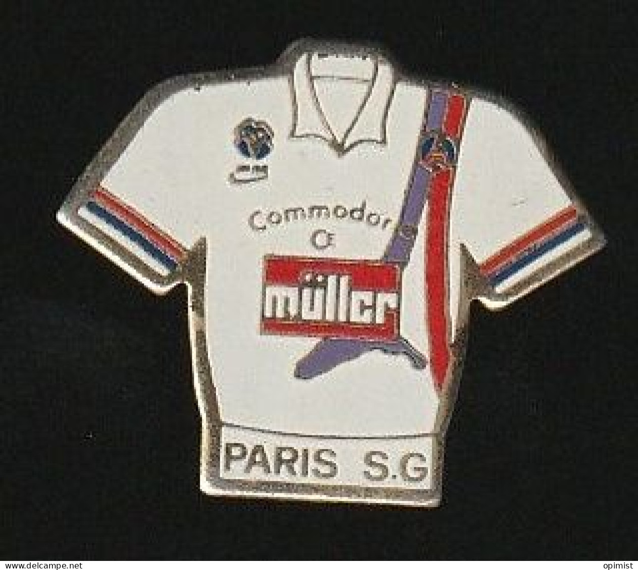 77606-Pin's-PSG.Football.Maillot De Foot PSG Commodore.Muller. - Fútbol