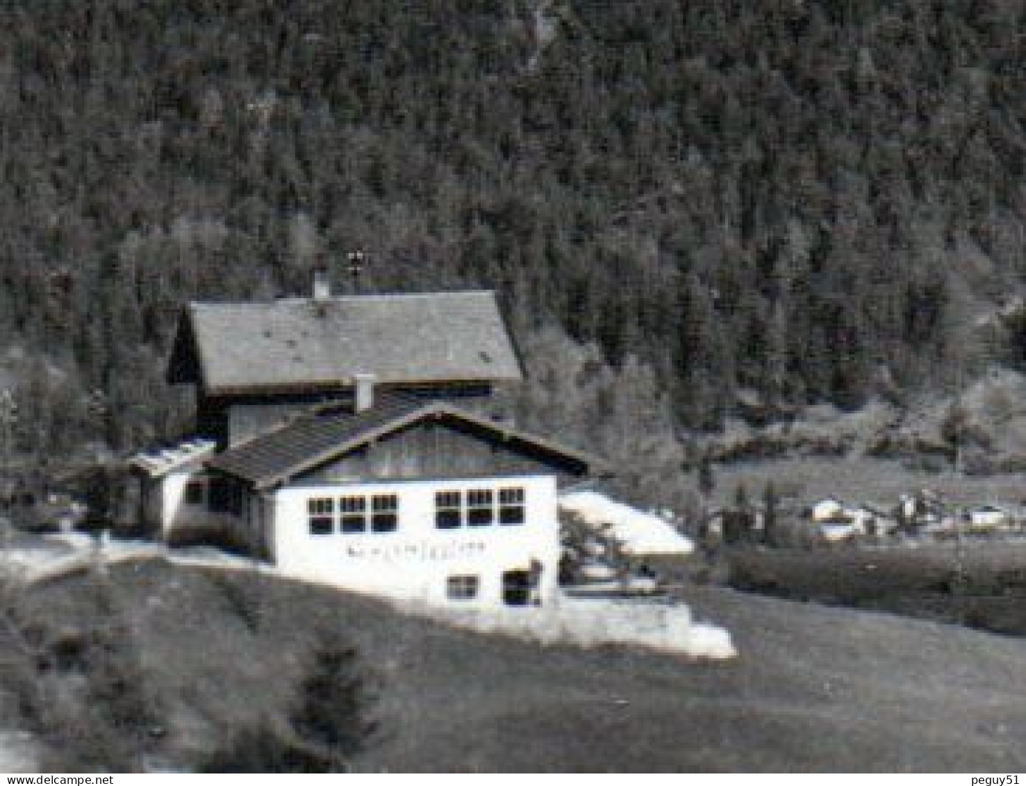 Mittenwald. Gröblalm Gegen Karwendel. Hôtel Gröbl-Alm Et Les Montagnes Des Karwendel. 1955 - Mittenwald