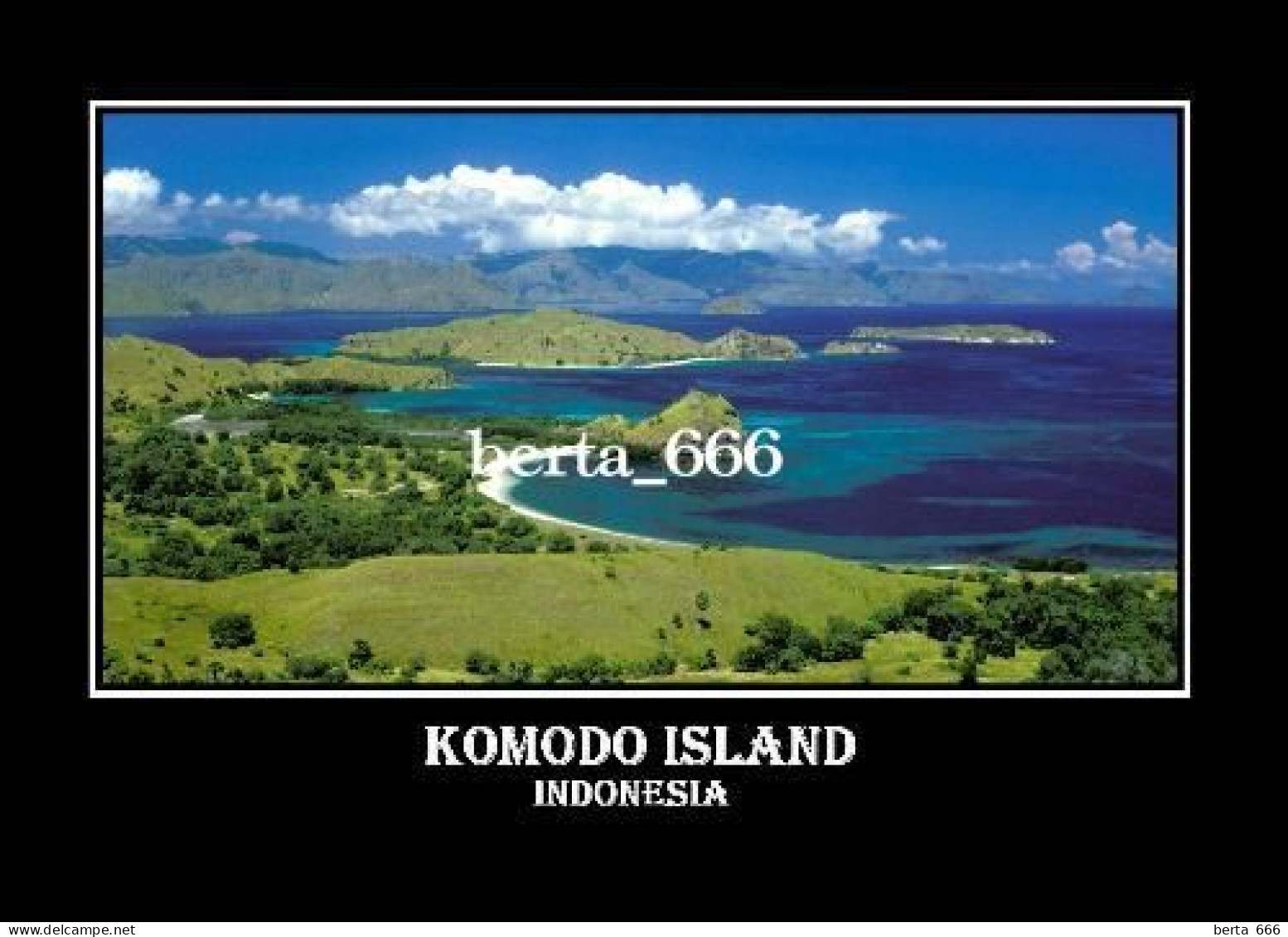 Indonesia Komodo Island UNESCO New Postcard - Indonesia