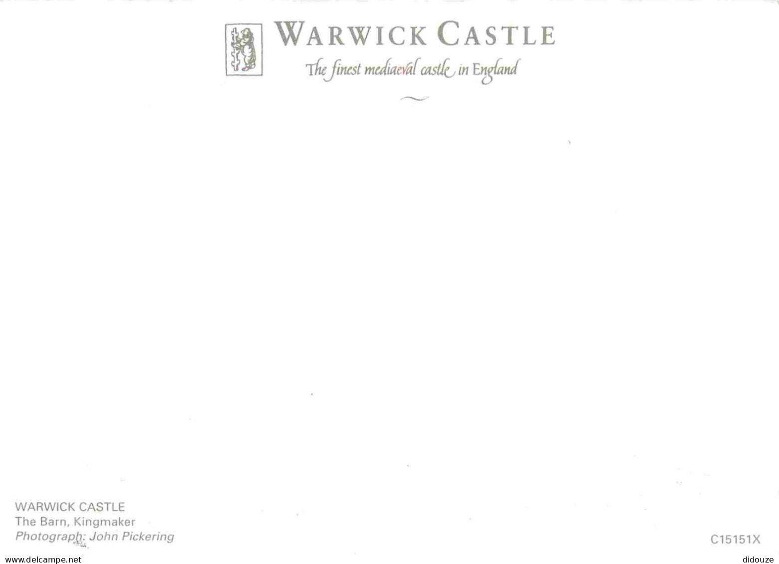 Angleterre - Warwick - Castle - Chateau - The Barn - Kingmaker - Musée Personnages De Cire Style Grévin - Warwickshire - - Warwick