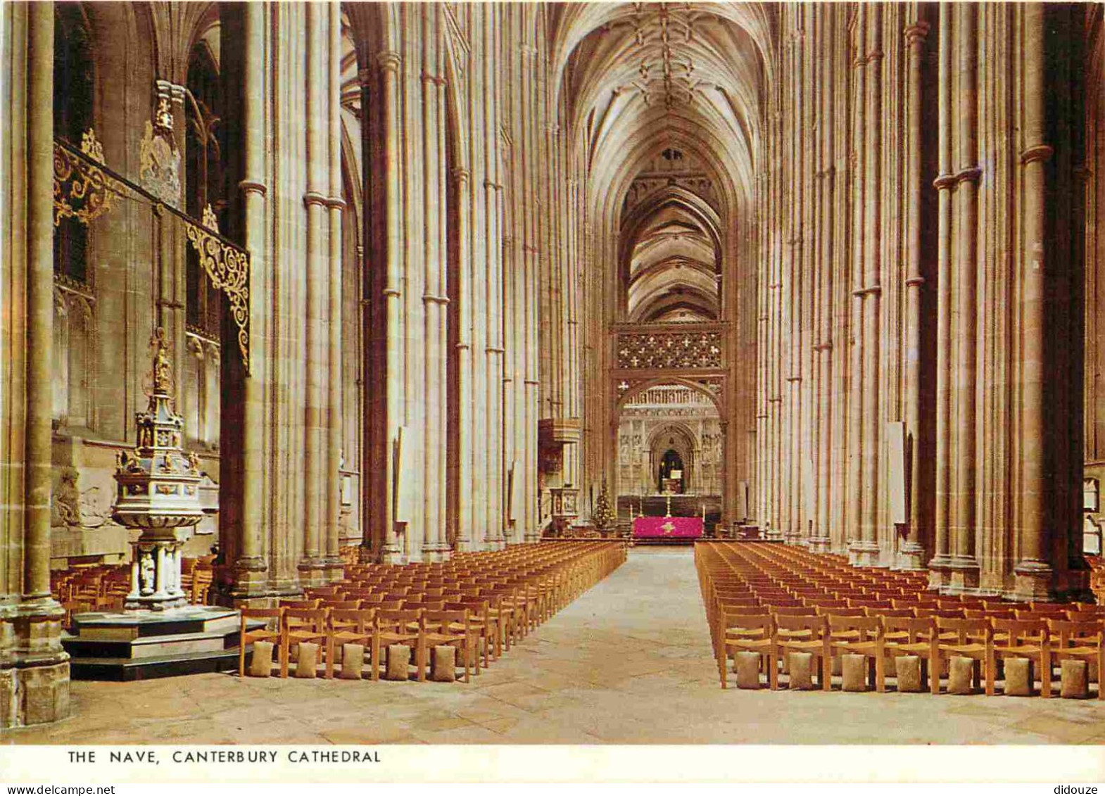 Angleterre - Canterbury - Cathedral - Cathédrale - The Nave - Kent - England - Royaume Uni - UK - United Kingdom - CPM - - Canterbury