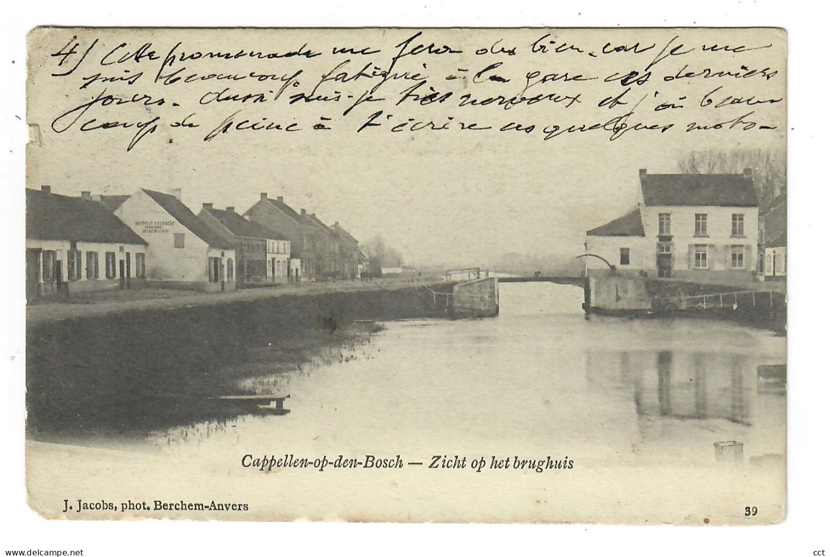 Kapelle-op-den-Bos Cappelle Au Bois Zicht Op Het Brughuis Phot J Jacobs Berchem-Anvers - Kapelle-op-den-Bos