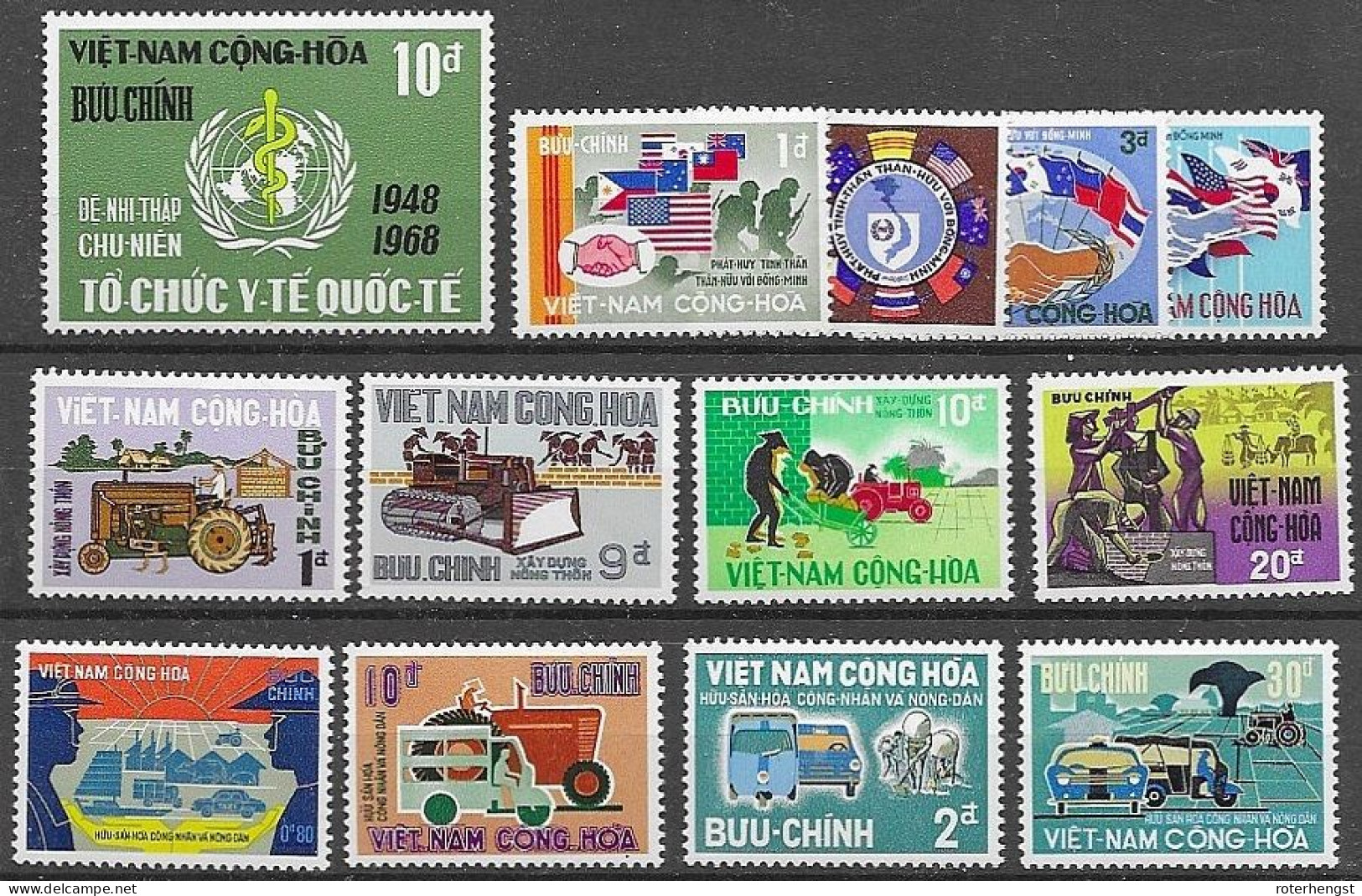 South Vietnam 1968 Sets Mnh ** 23,5 Euros - Vietnam