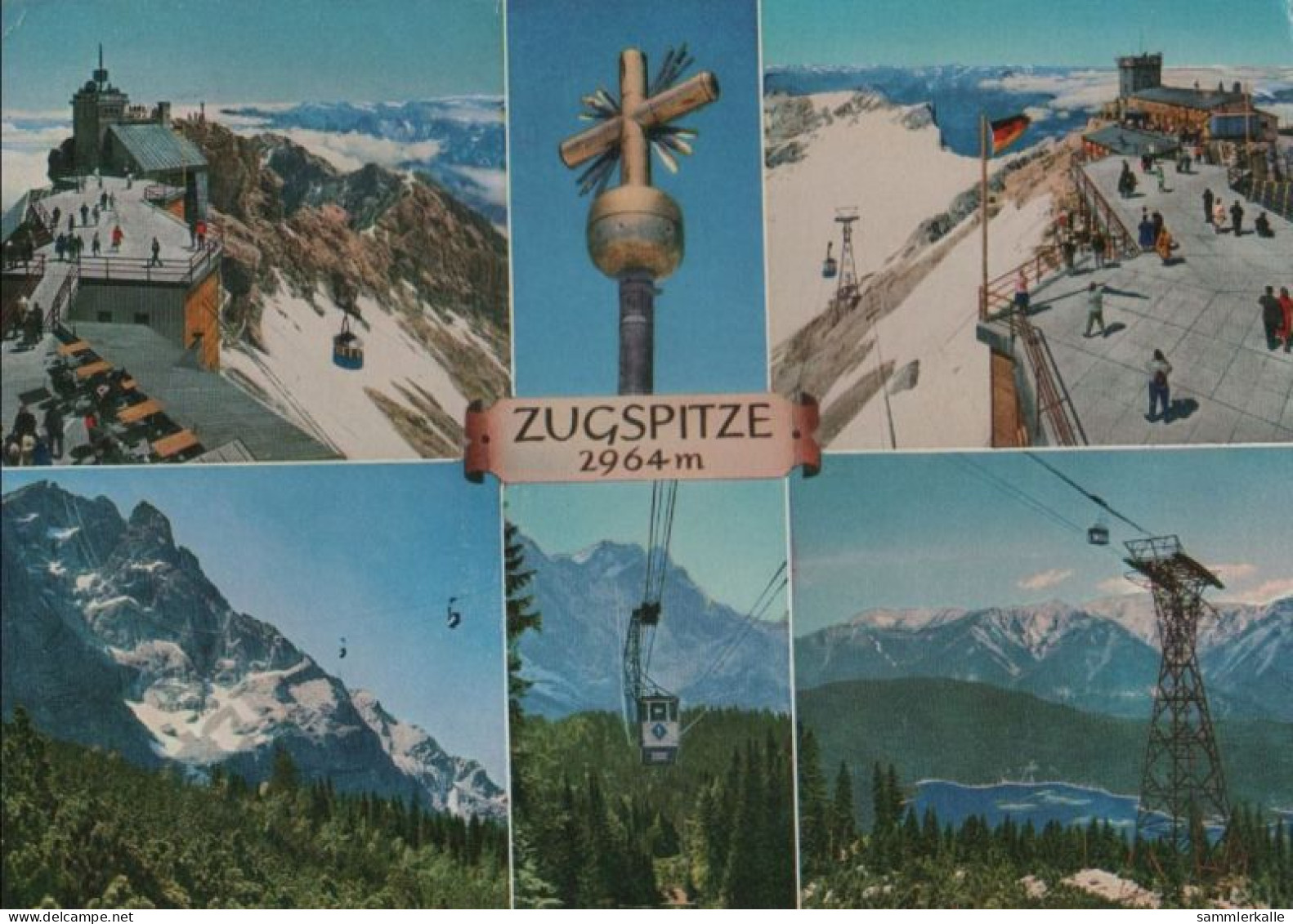 48159 - Zugspitze - 4 Teilbilder - 1977 - Zugspitze
