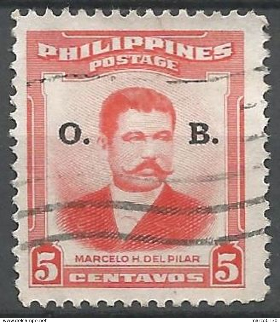 PHILIPPINES / DE SERVICE N° 87 OBLITERE - Philippines