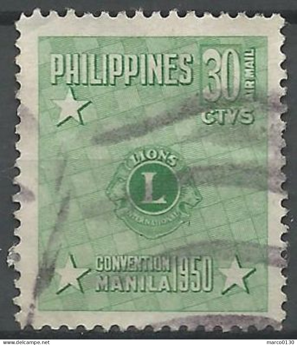 PHILIPPINES / POSTE AERIENNE N° 44 + N° 45 OBLITERE - Filippine