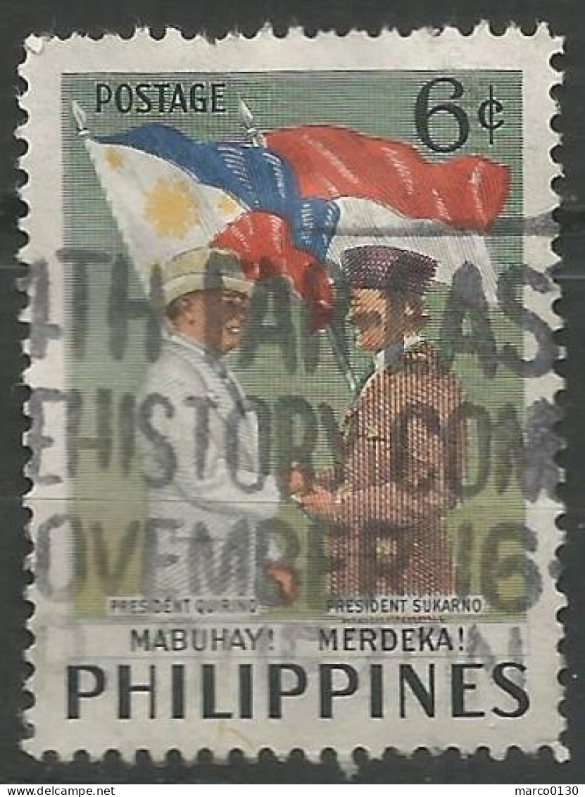 PHILIPPINES N° 412 + N° 413 OBLITERE - Filippine