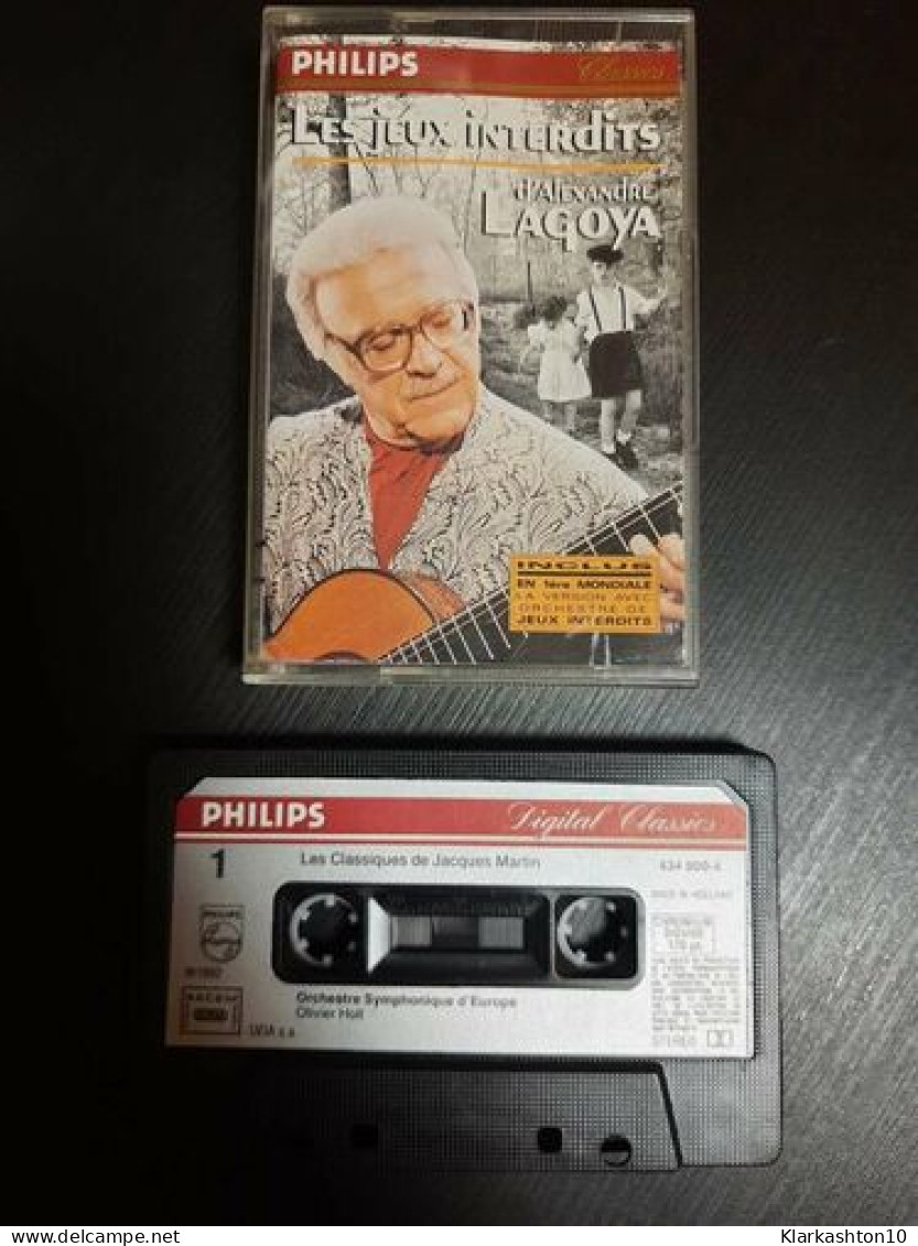 K7 Audio : Les Jeux Interdits : Alexandre Lagoya - Cassettes Audio