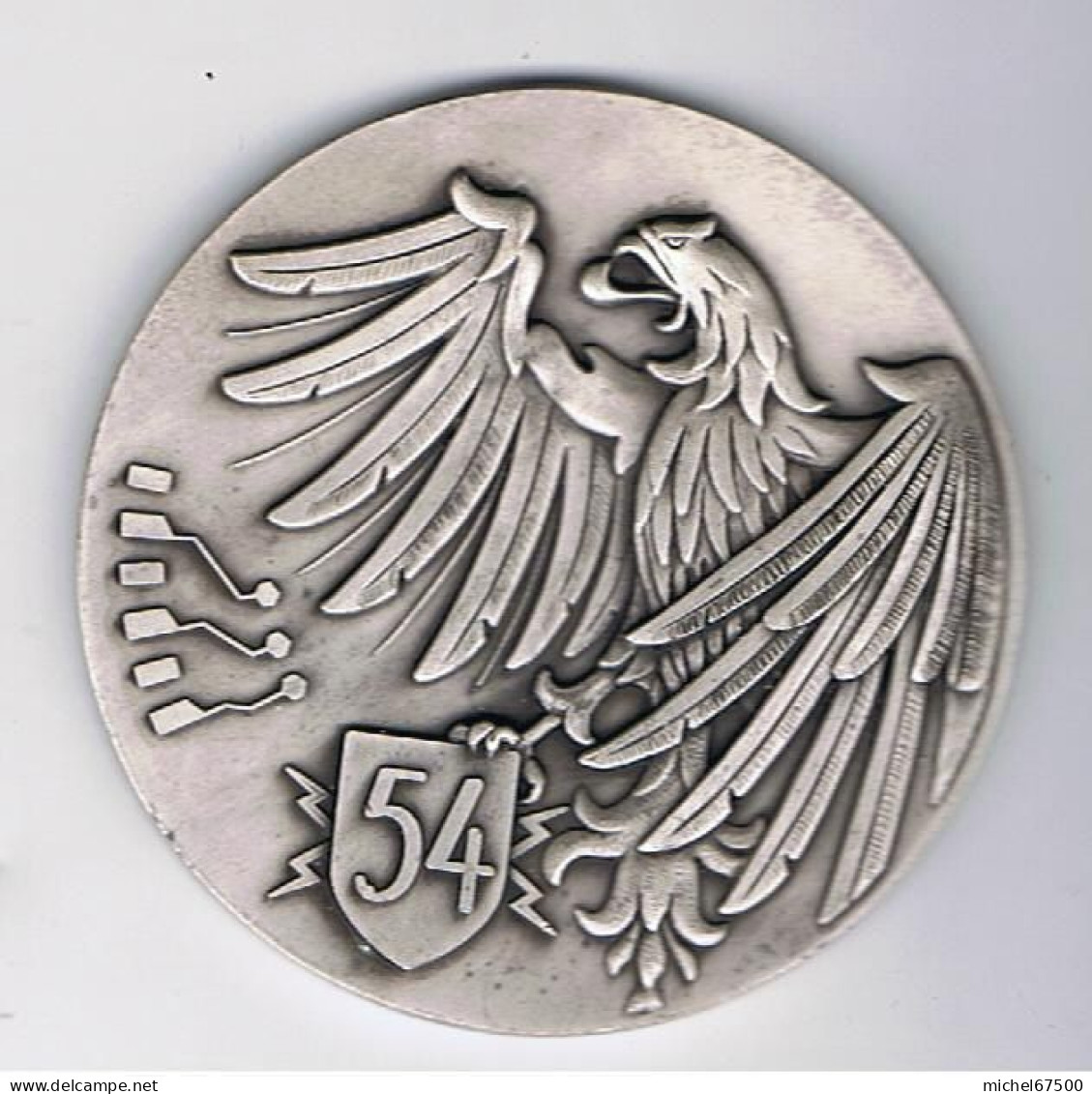 54e Régiment De Transmissions   Médaille En étain - Esercito
