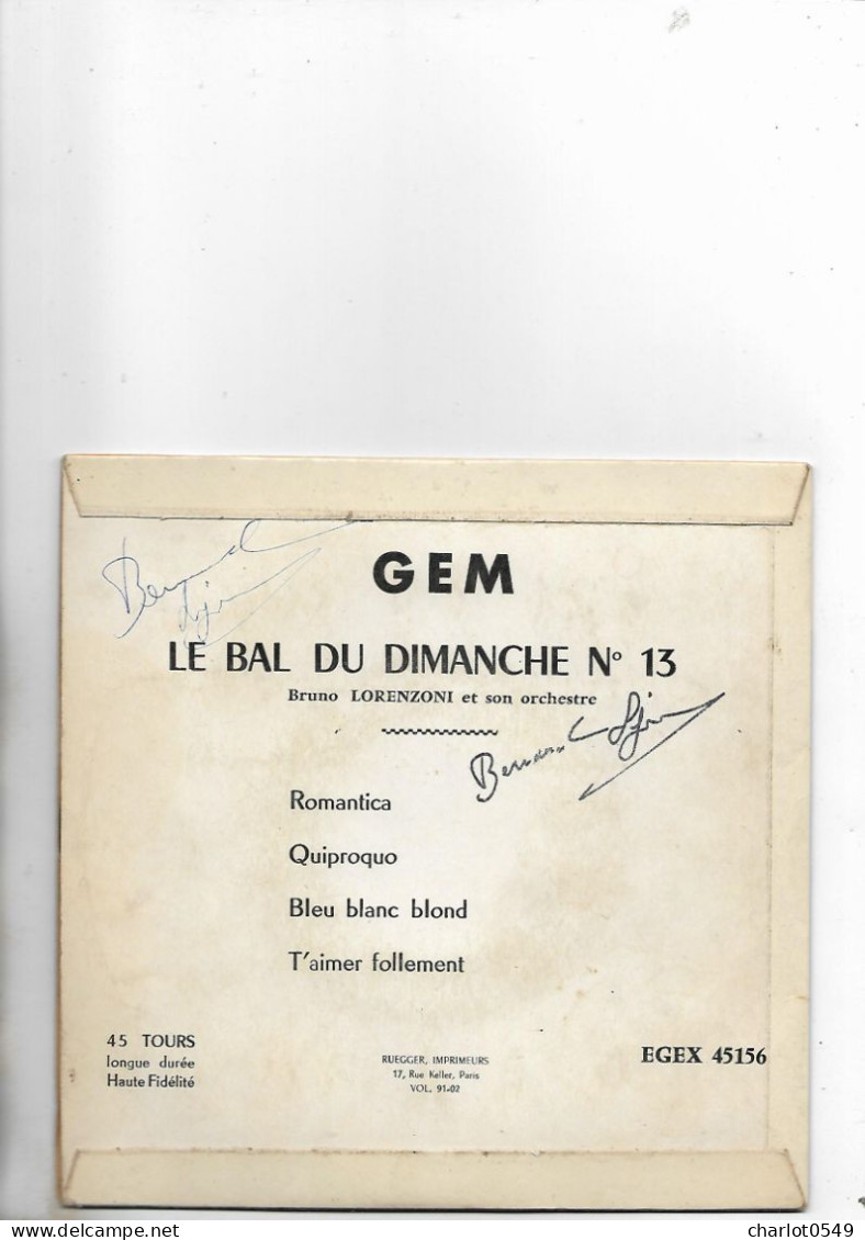 4 Titres Le Bal Du Dimanche - Other & Unclassified