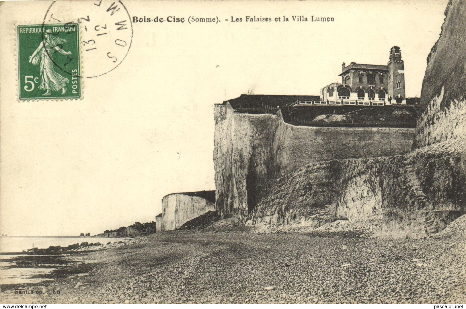 BOIS DE CISE -  LES FALAISES ET LA VILLA LUMEN - Bois-de-Cise