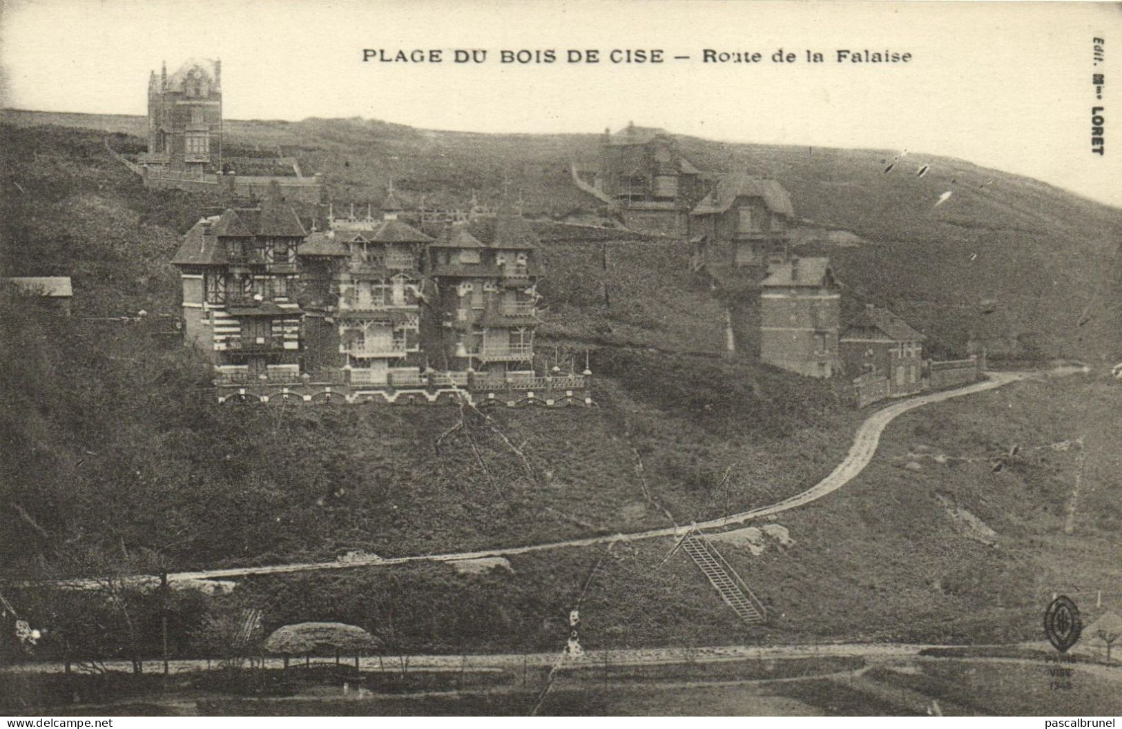 BOIS DE CISE -  LA PLAGE - ROUTE DE LA FALAISE - Bois-de-Cise