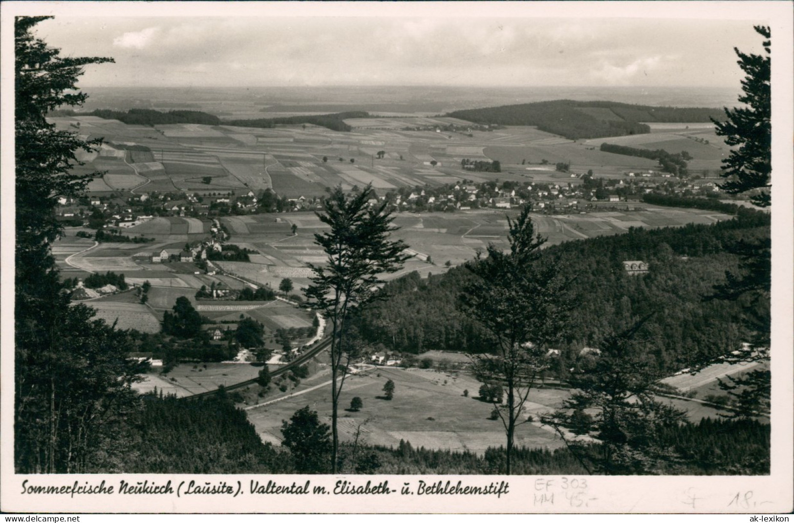 Neukirch Lausitz  Wjazońca Valtental M. Elisabeth- U. Bethlehemstift 1952 - Neukirch (Lausitz)