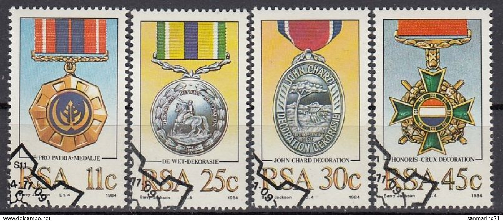 SOUTH AFRICA 661-664,used - Non Classés