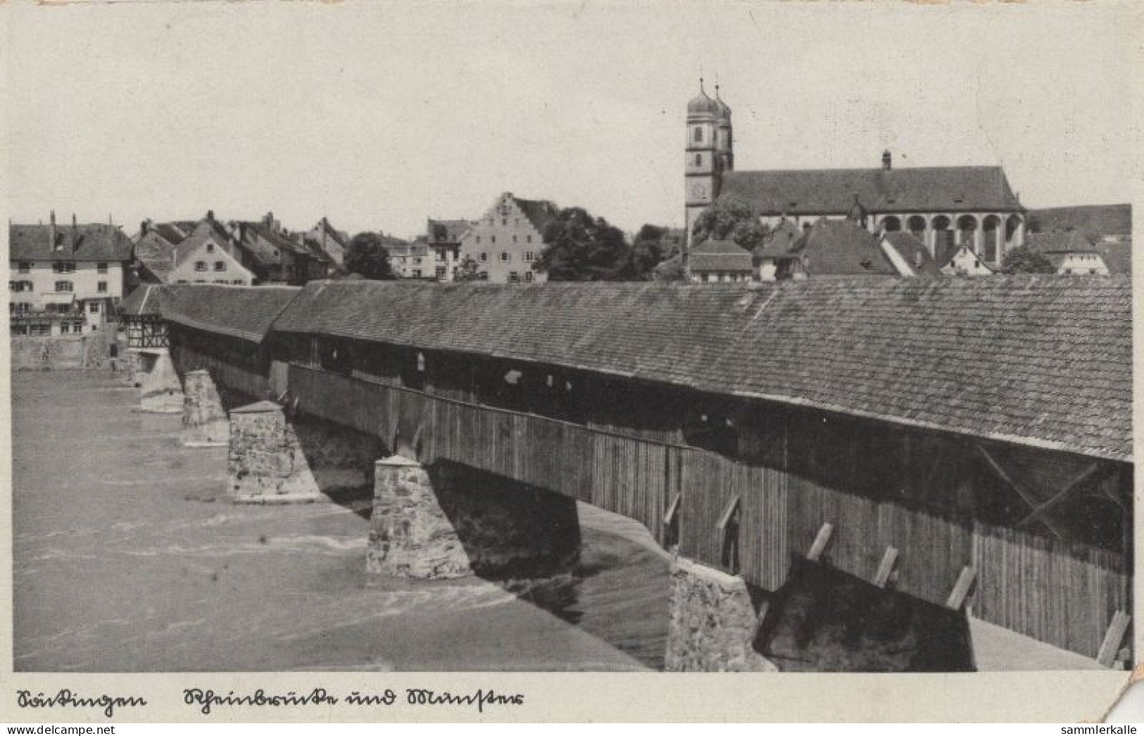 134194 - Bad Säckingen - Rheinbrücke Und Münster - Bad Saeckingen
