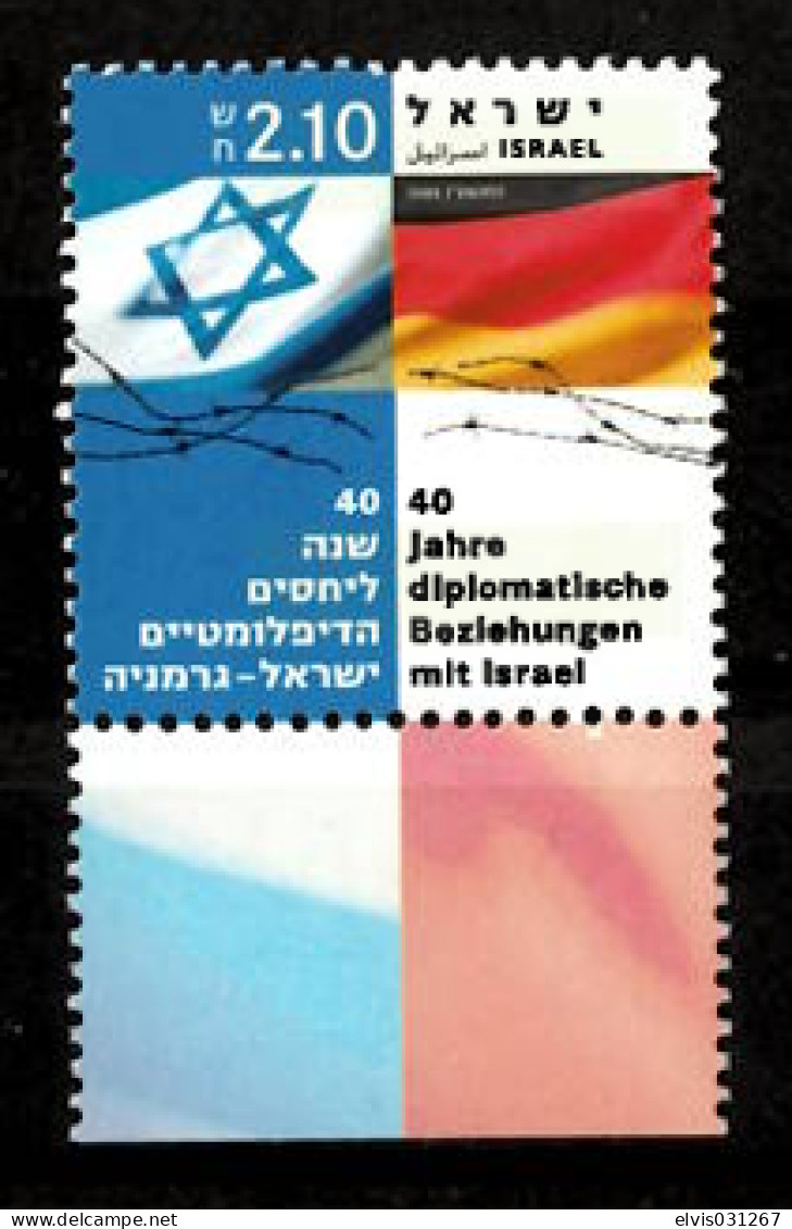 Israel - 2005, Michel/Philex No. : 1841 - MNH - 2PH - - Nuovi (con Tab)