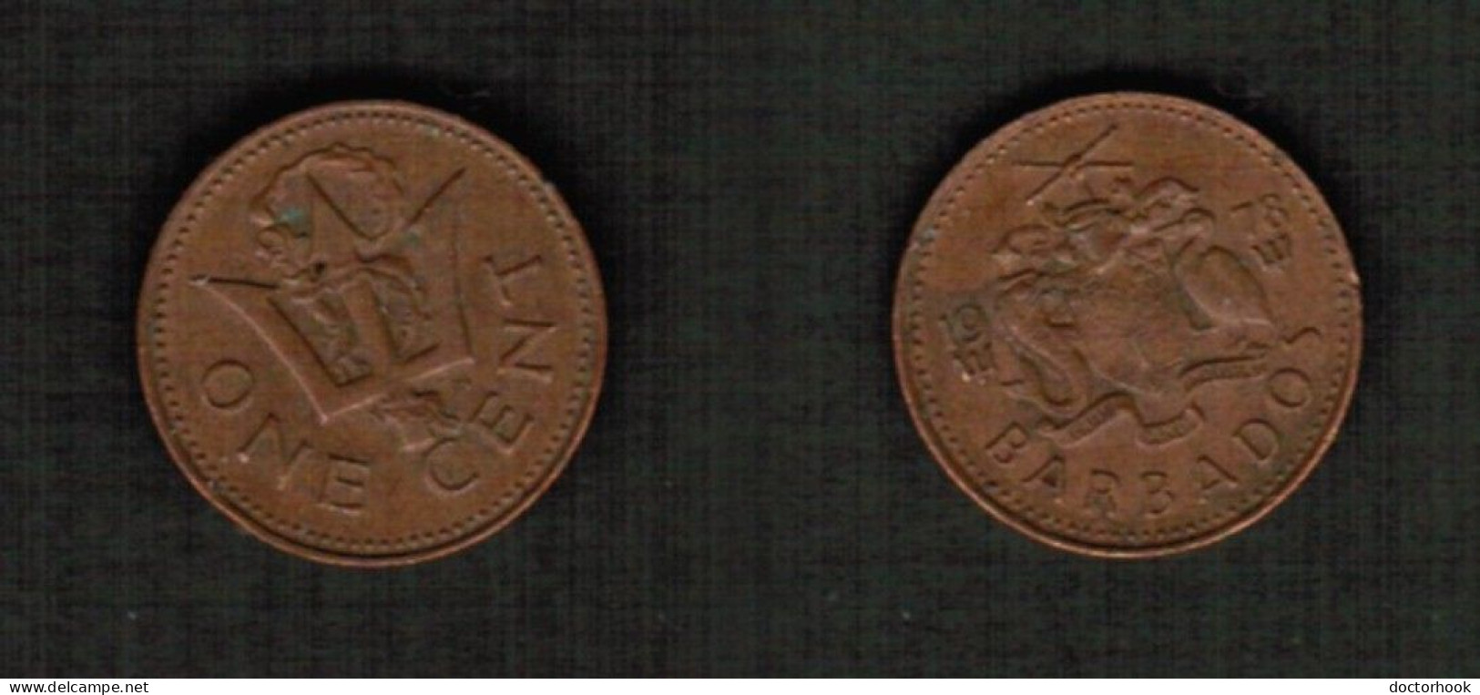 BARBADOS   1 CENT 1978 (KM # 10) #7802 - Barbados