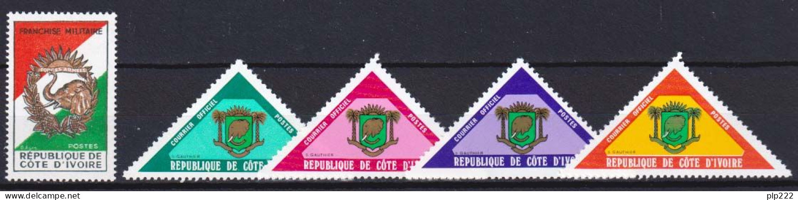 Costa D'Avorio 1967/74 Sevizio / Franchigia  **/MNH VF - Côte D'Ivoire (1960-...)