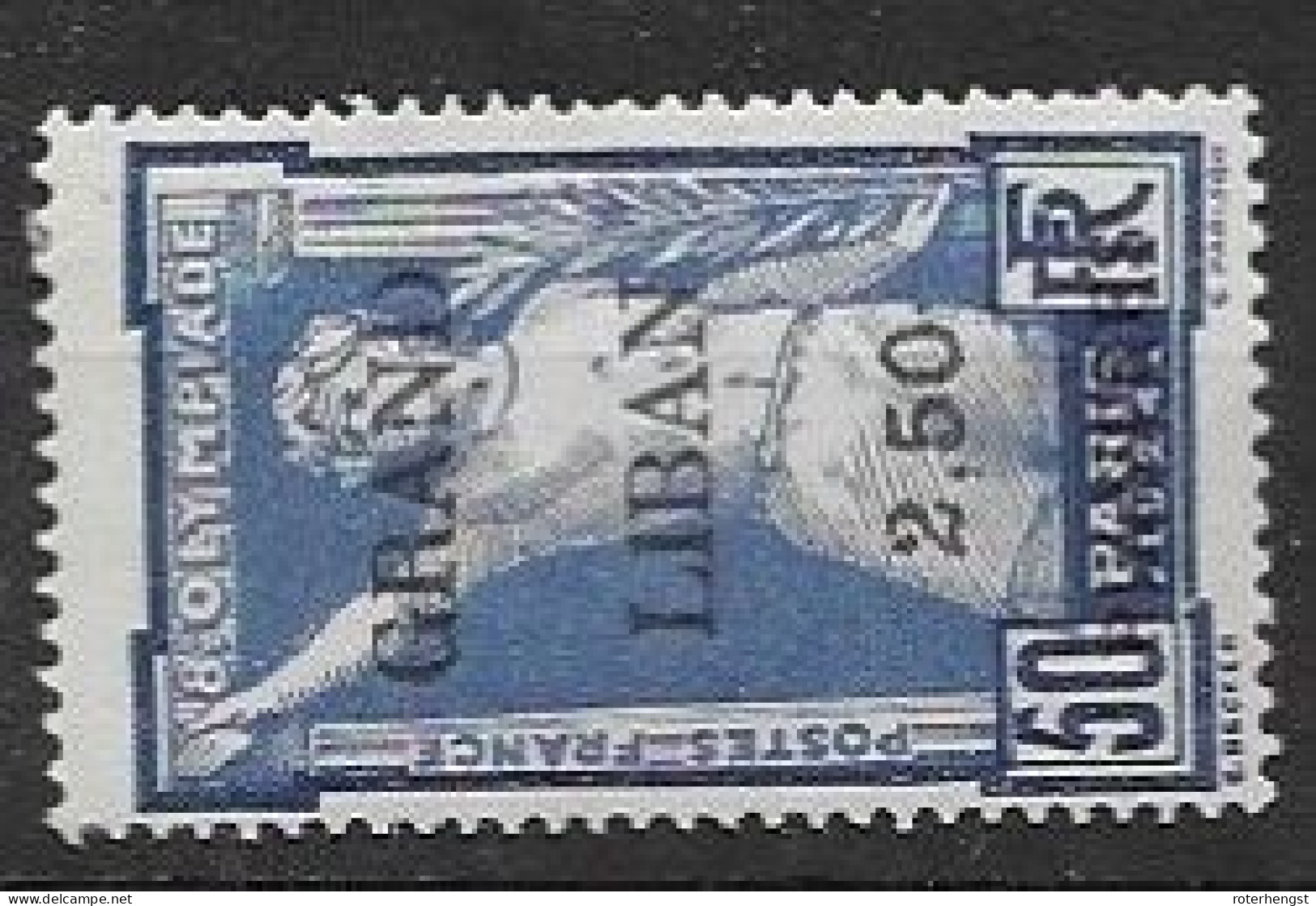 Lebanon 40 Euros 1928 Mh * - Unused Stamps