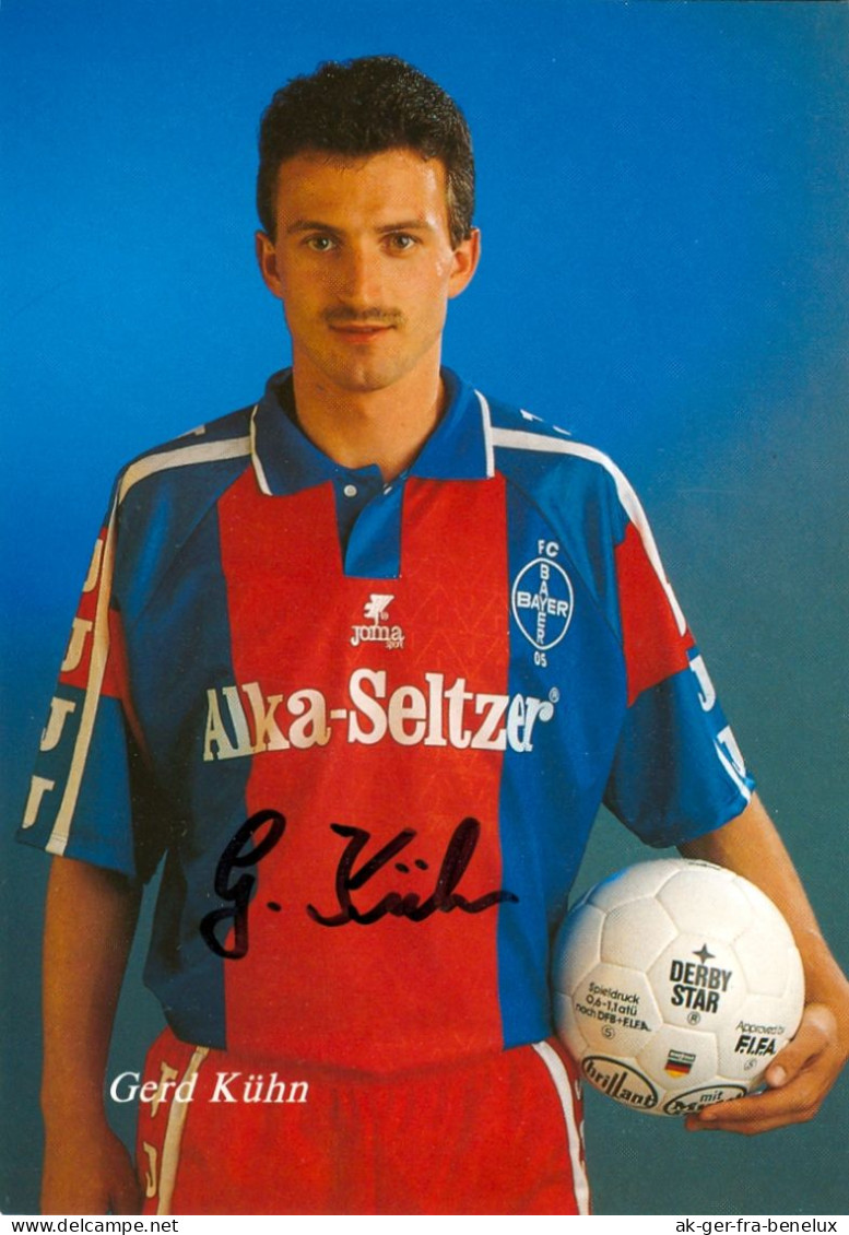 Fußball-Autogrammkarte AK Gerd Kühn FC Bayer 05 Uerdingen 93-94 KFC Krefeld SC Rot-Weiß Oberhausen Langenfeld Rheinland - Autografi