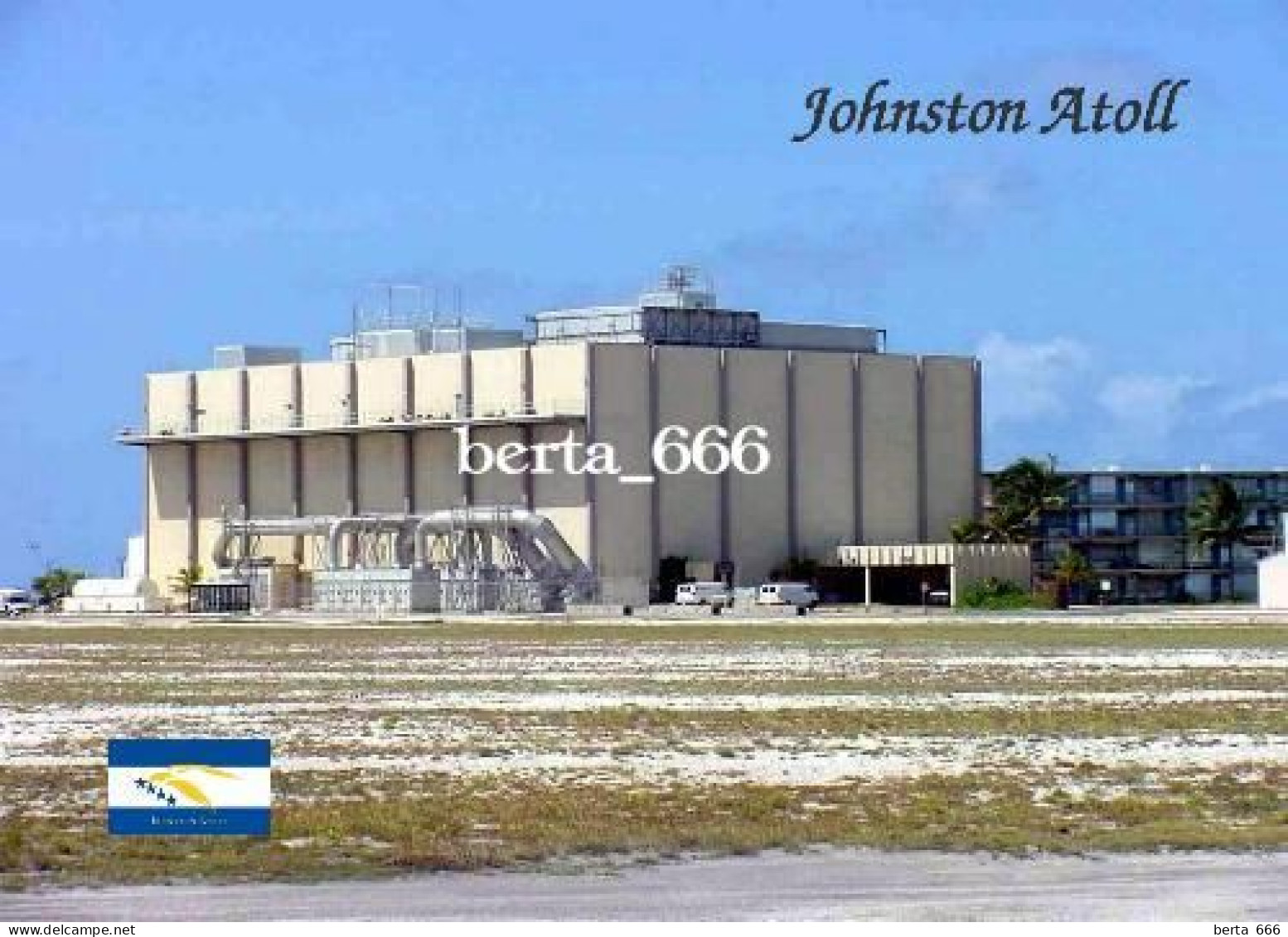 United States Johnston Atoll JOC Building New Postcard - Altri & Non Classificati