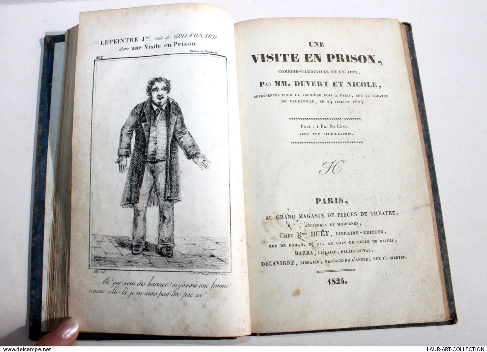 RARE THEATRE XIXe, 5 COMEDIE VAUDEVILLE Par DUVERT Et NICOLE, FRERES DE LAIT... / ANCIEN LIVRE XIXe SIECLE (1803.68) - Auteurs Français