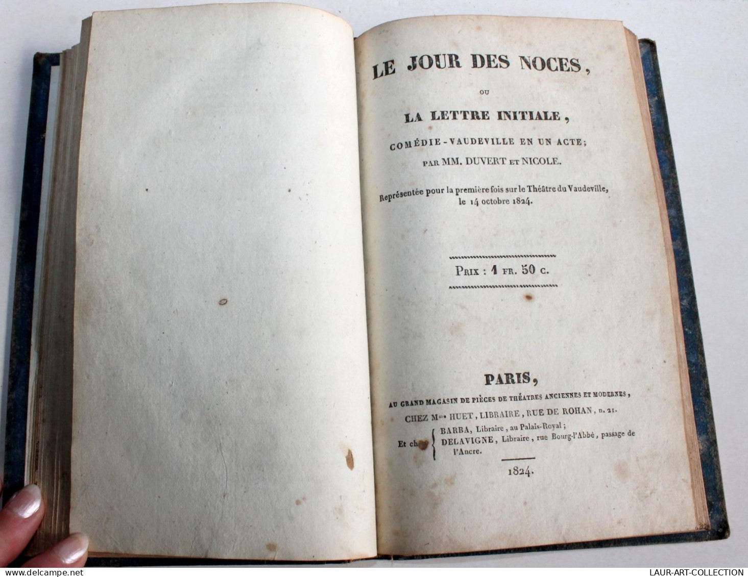 RARE THEATRE XIXe, 5 COMEDIE VAUDEVILLE Par DUVERT Et NICOLE, FRERES DE LAIT... / ANCIEN LIVRE XIXe SIECLE (1803.68) - French Authors