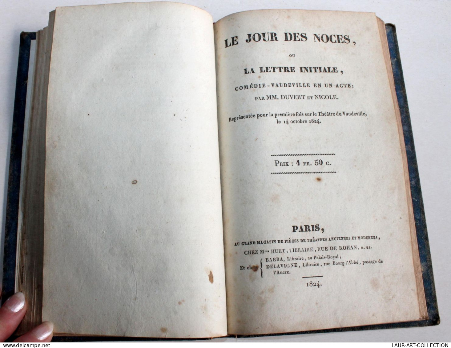 RARE THEATRE XIXe, 5 COMEDIE VAUDEVILLE Par DUVERT Et NICOLE, FRERES DE LAIT... / ANCIEN LIVRE XIXe SIECLE (1803.68) - Französische Autoren