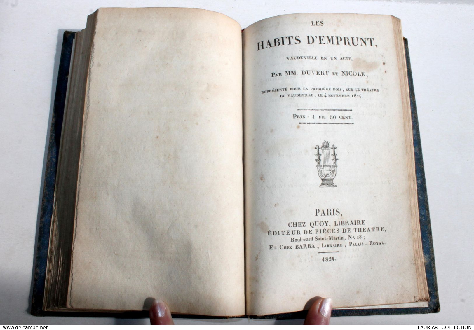 RARE THEATRE XIXe, 5 COMEDIE VAUDEVILLE Par DUVERT Et NICOLE, FRERES DE LAIT... / ANCIEN LIVRE XIXe SIECLE (1803.68) - Französische Autoren