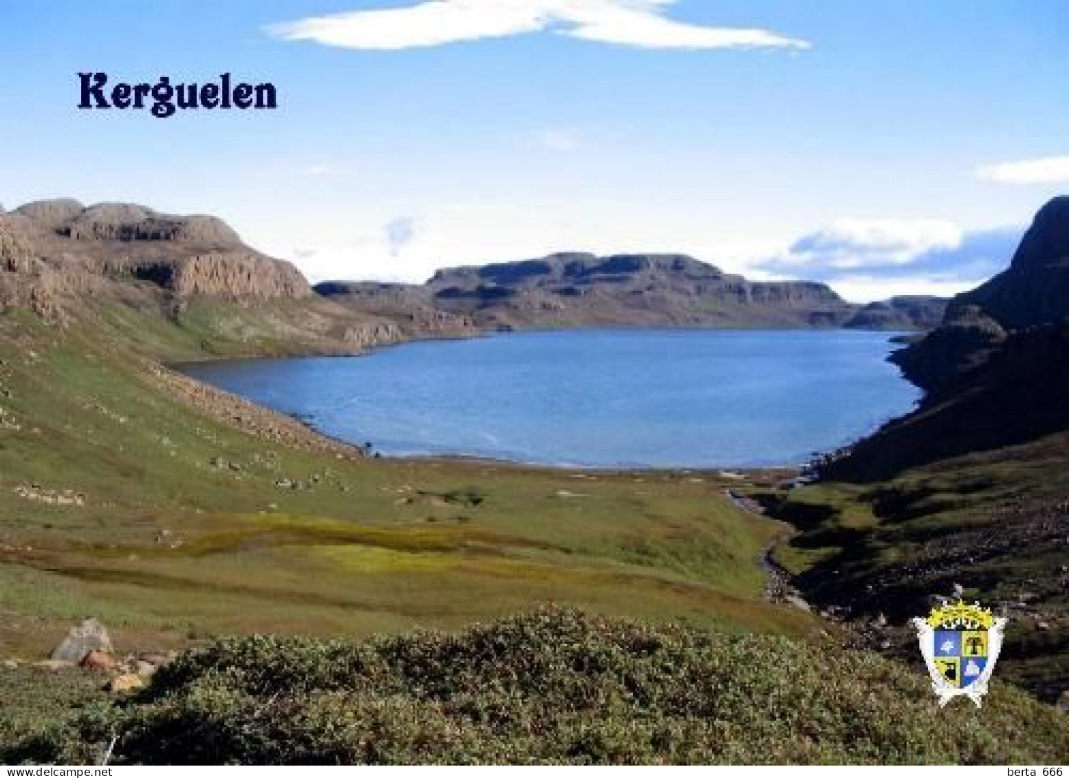 TAAF Kerguelen Islands UNESCO Landscape New Postcard - TAAF : Franse Zuidpoolgewesten