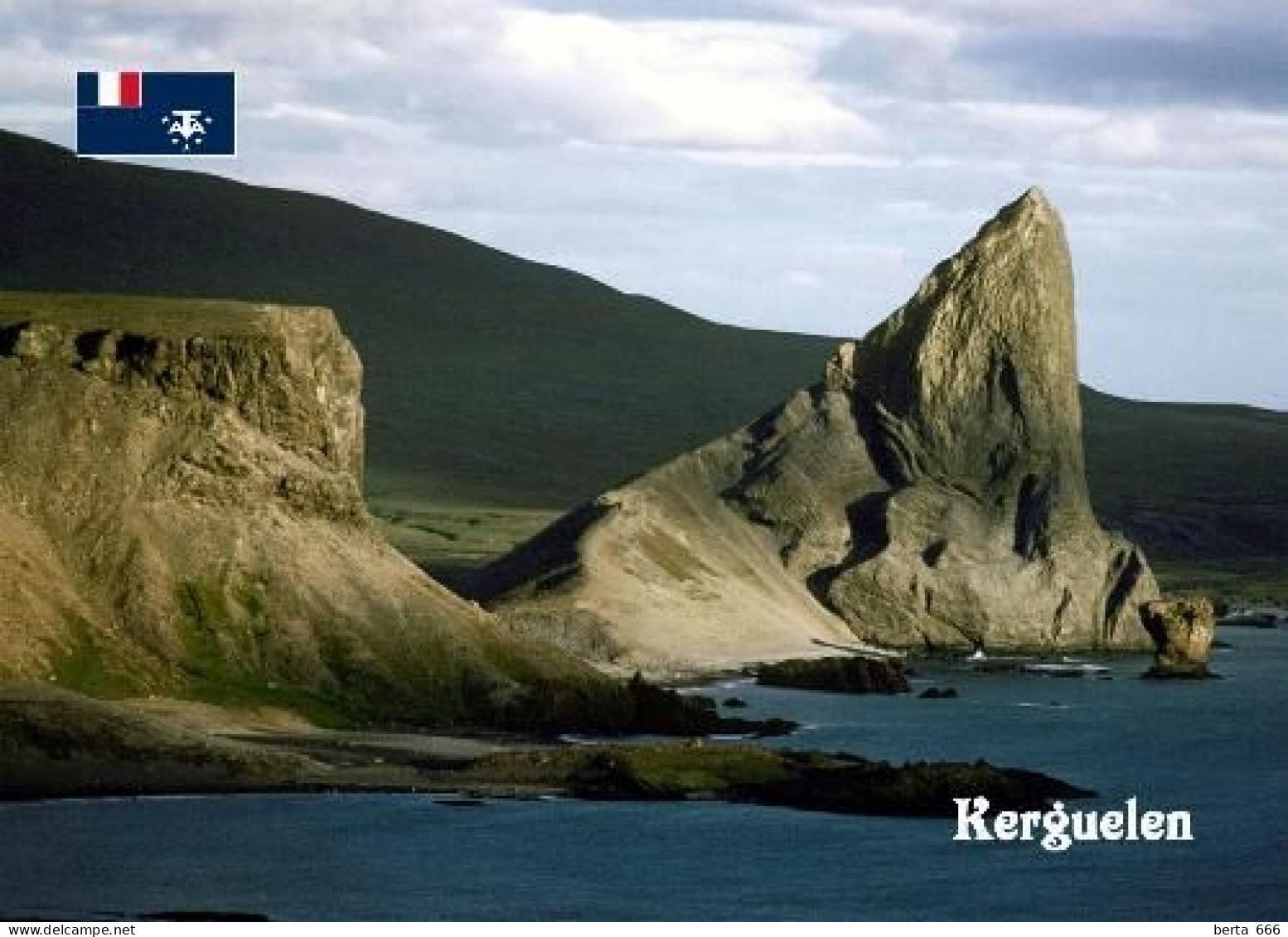 TAAF Kerguelen Islands UNESCO Desolation Islands Landscape New Postcard - TAAF : Franse Zuidpoolgewesten