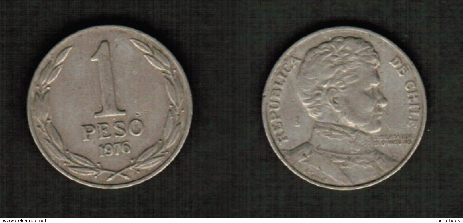 CHILE   1 PESO 1976 (KM # 208) #7810 - Chile