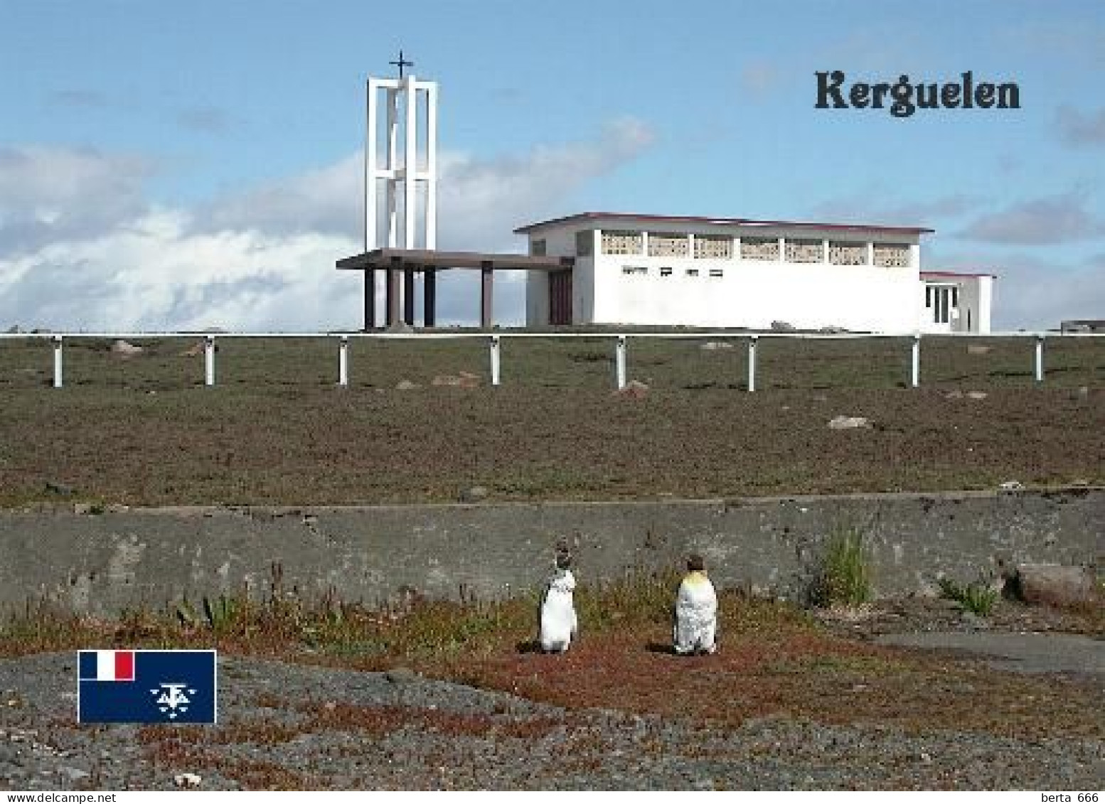 TAAF Kerguelen Islands UNESCO Church Notre-Dame Des Vents New Postcard - TAAF : Franse Zuidpoolgewesten