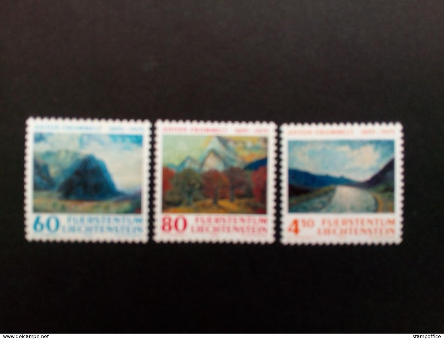 LIECHTENSTEIN MI-NR. 1108-1110 POSTFRISCH(MINT) GEMÄLDE Von ANTON FROMMELT 1995 - Nuovi