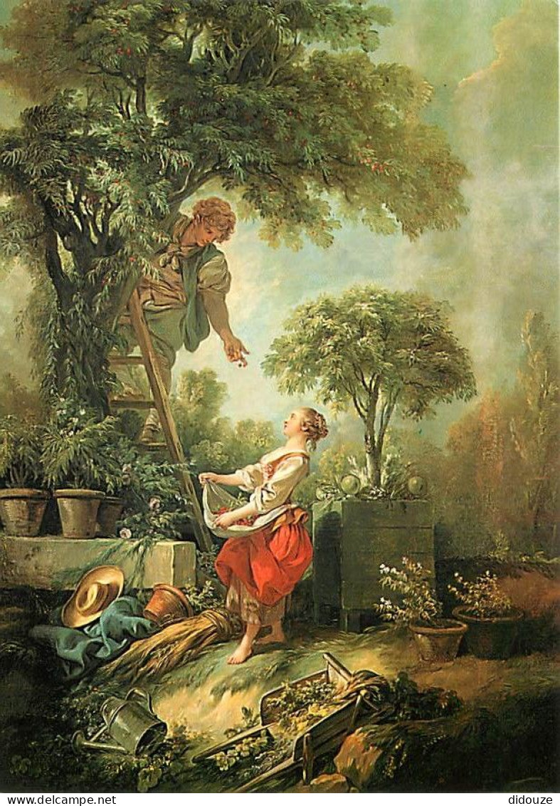 Art - Peinture - François Boucher - Landscape With Figures Gathering Cherries - Carte Neuve - CPM - Voir Scans Recto-Ver - Peintures & Tableaux