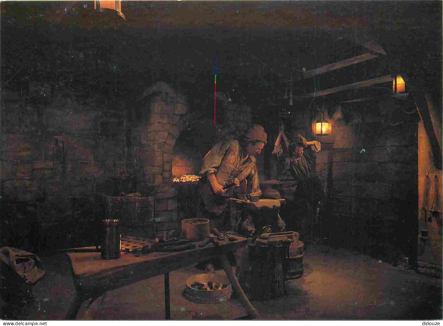 Angleterre - Warwick - Castle - Chateau - The Smithy - Kingmaker - Musée Personnages De Cire Style Grévin - Warwickshire - Warwick