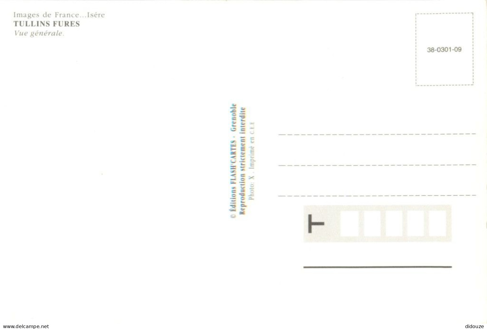 38 - Tullins Fures - Vue Générale Aérienne - CPM - Carte Neuve - Voir Scans Recto-Verso - Tullins