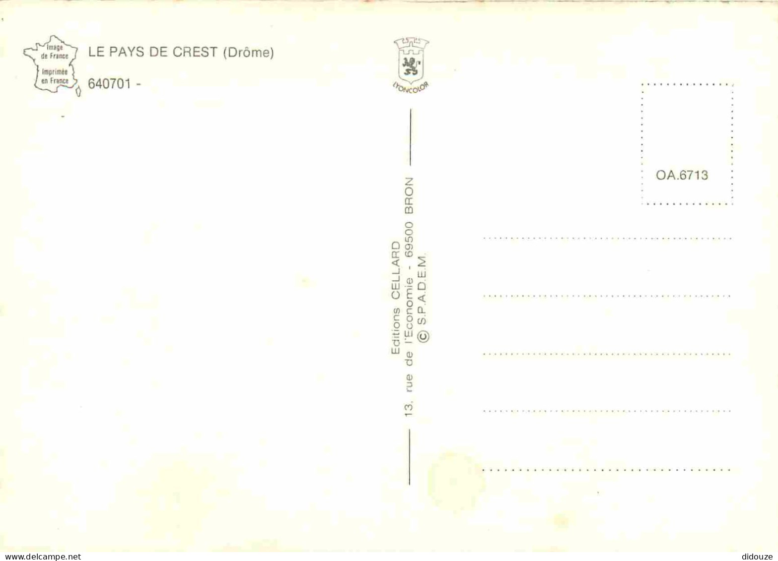 26 - Crest - Le Pays De Crest - Multivues - CPM - Voir Scans Recto-Verso - Crest