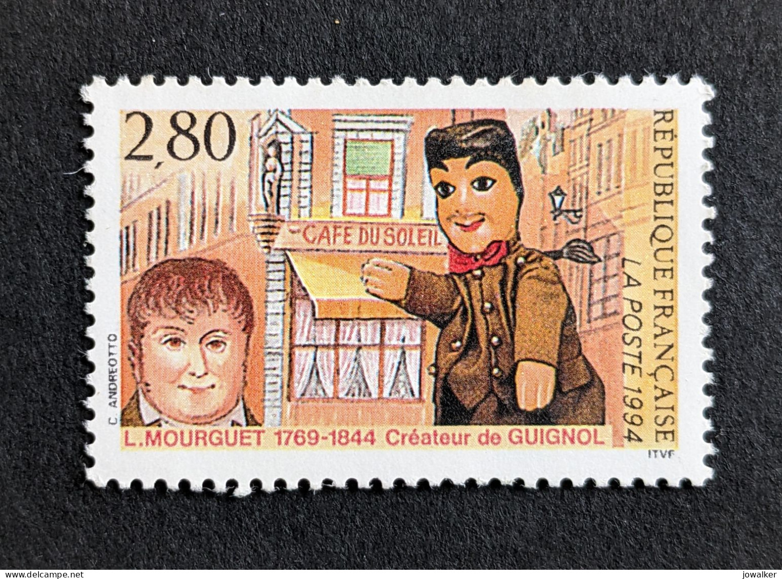 N° 2861 Laurent Mourguet - Guignol Neuf ** MNH TB - Ungebraucht