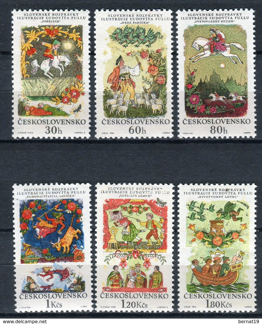 Checoslovaquia 1968. Yvert 1692-97 ** MNH. - Neufs