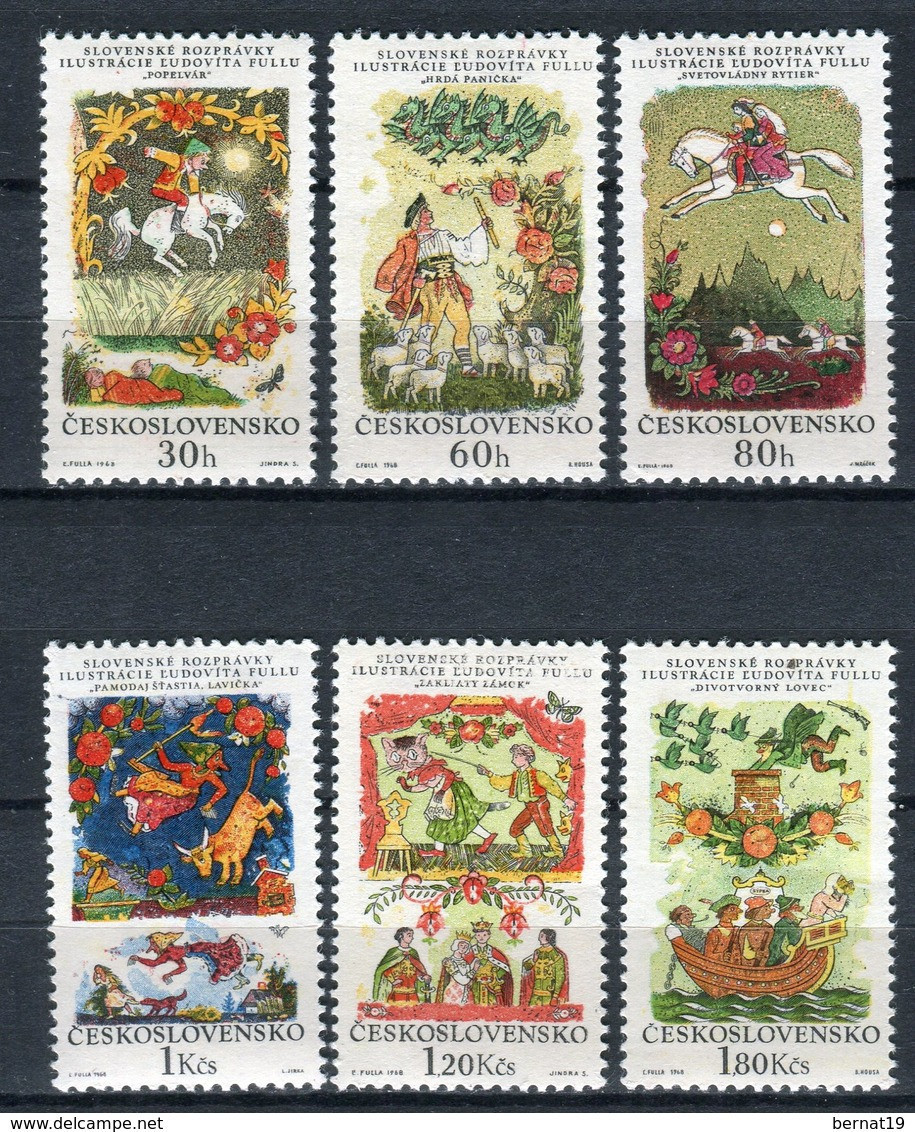Checoslovaquia 1968. Yvert 1692-97 ** MNH. - Unused Stamps