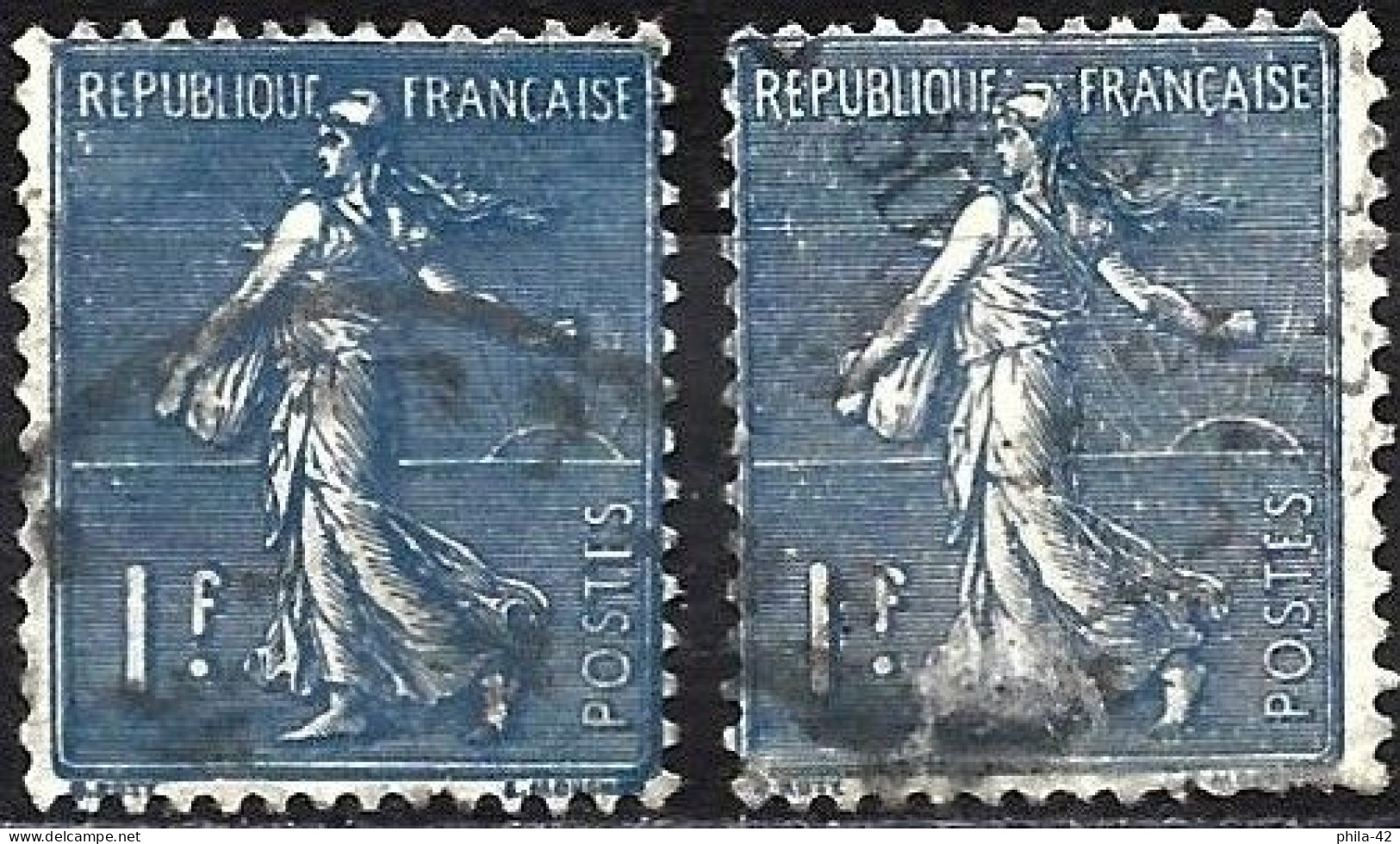 France 1926 - Mi 168 - YT 205 ( Sower ) Two Shades Of Color - 1903-60 Semeuse Lignée