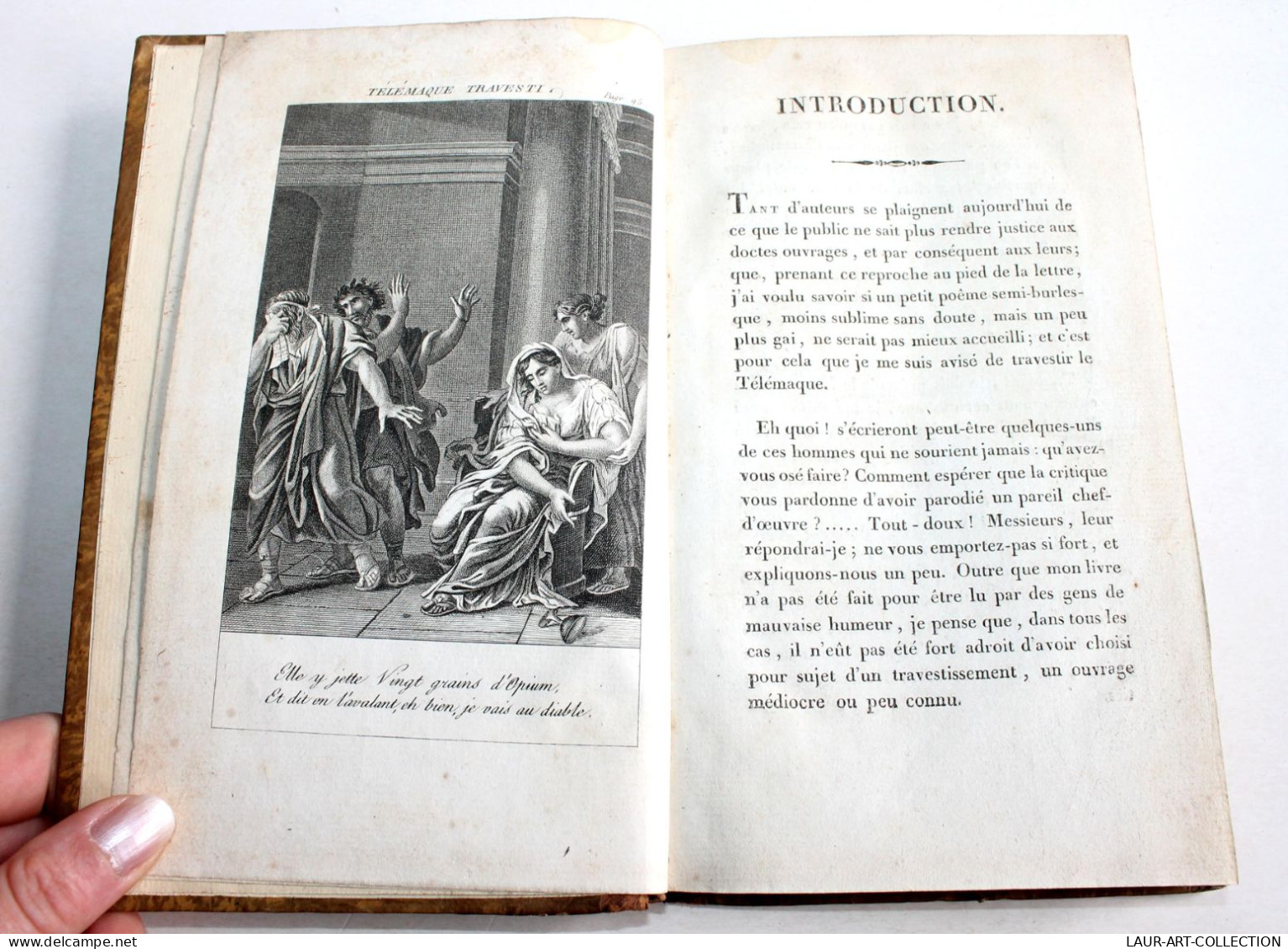 TELEMAQUE TRAVESTI POEME HEROI-COMIQUE EN VERS LIBRE Par PARIGOT 2e EDITION 1823 / ANCIEN LIVRE XIXe SIECLE (1803.79) - Franse Schrijvers